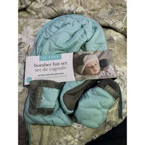 JJ Cole Bomber Hat Set - Aqua